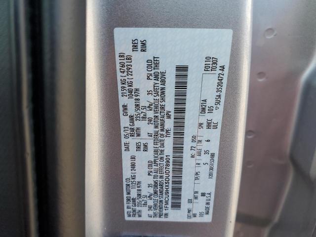 Photo 10 from auction – 2013 FORD ESCAPE SEL with VIN 1FMCU9HX5DUD78901