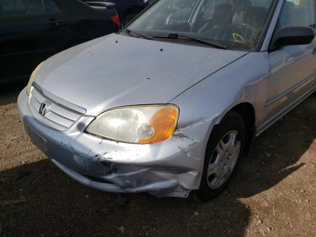 Photo 9 from auction – 2001 HONDA CIVIC LX with VIN 1HGES16541L077643