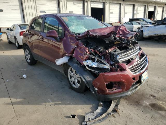 CHEVROLET TRAX LS 2016 with VIN 3GNCJKSB8GL220639 - Photo from auction