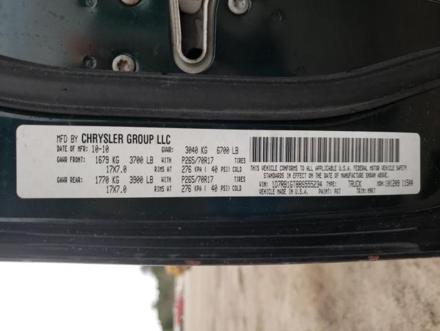 Photo 10 from auction – 2011 DODGE RAM 1500 with VIN 1D7RB1GT8BS555234