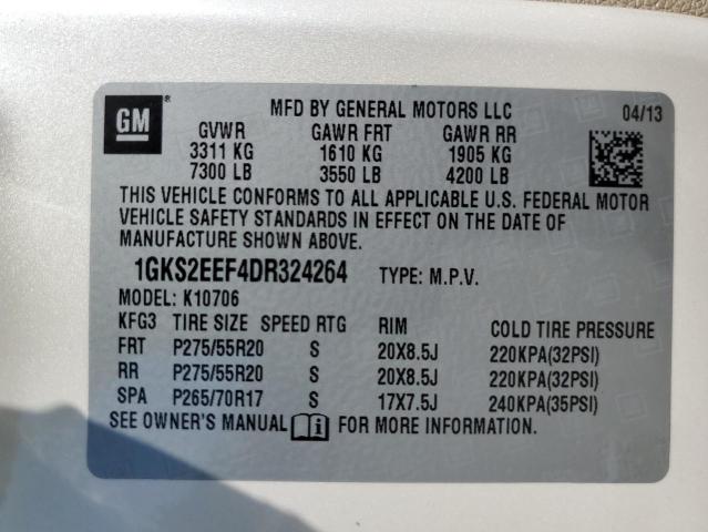 Photo 10 from auction – 2013 CHEVROLET YUKON with VIN 1GKS2EEF4DR324264