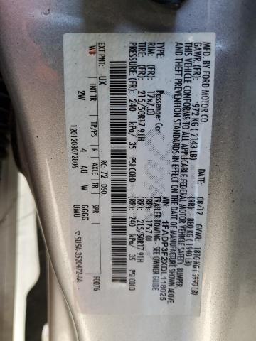 Фото 10 с аукциона – 2013 FORD FOCUS SE с VIN 1FADP3F2XDL118025