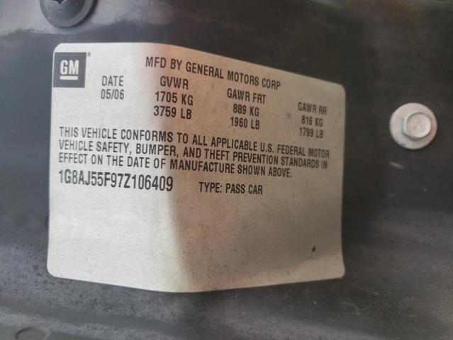 Photo 10 from auction – 2007 SATURN ION LEVEL with VIN 1G8AJ55F97Z106409