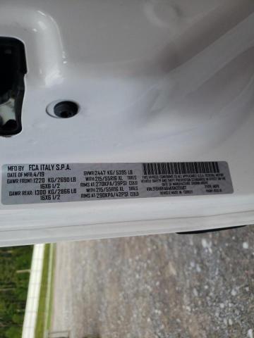Photo 10 from auction – 2019 RAM PROMASTER with VIN ZFBHRFAB4K6N35587