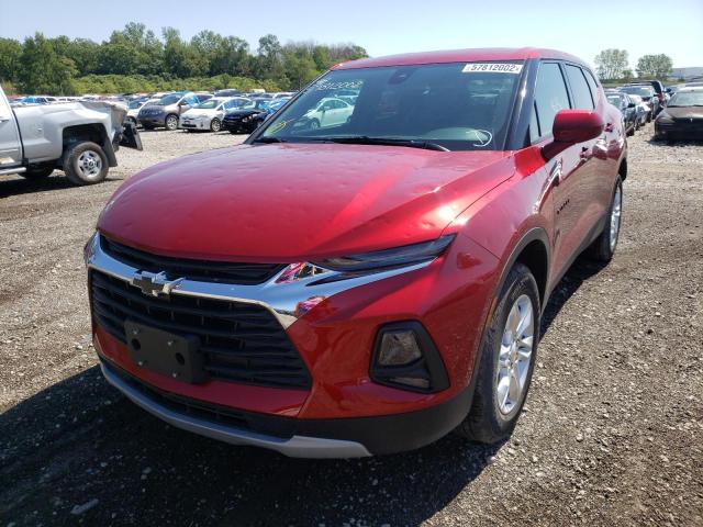 Photo 2 from auction – 2022 CHEVROLET BLAZER 2LT with VIN 3GNKBHR40NS139477