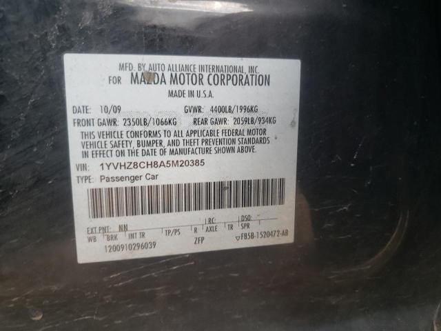 Photo 10 from auction – 2010 MAZDA 6 I with VIN 1YVHZ8CH8A5M20385