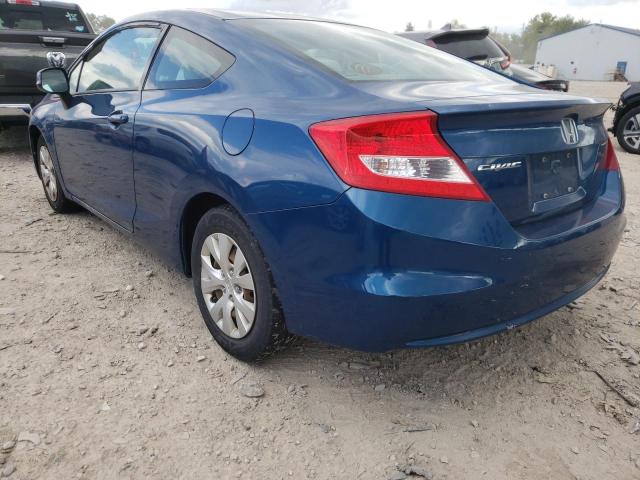 Photo 3 from auction – 2012 HONDA CIVIC LX with VIN 2HGFG3B51CH555153