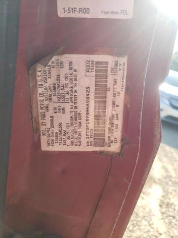 Photo 10 from auction – 1991 FORD F150 with VIN 1FTDF15Y3MNA98423