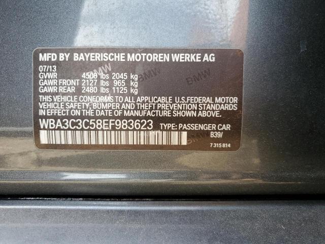 Photo 10 from auction – 2014 BMW 320 I XDRI with VIN WBA3C3C58EF983623