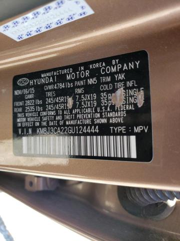 Photo 10 from auction – 2016 HYUNDAI TUCSON LIM with VIN KM8J3CA22GU124444