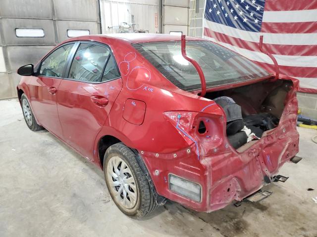 Photo 3 from auction – 2018 TOYOTA COROLLA L with VIN 5YFBURHE3JP749979