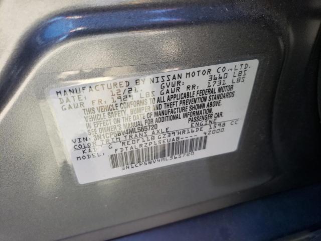 Photo 10 from auction – 2021 NISSAN KICKS S with VIN 3N1CP5BV4ML565720