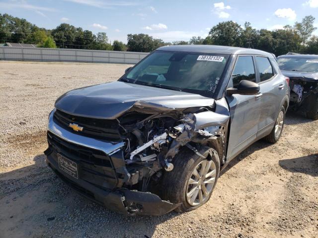 Photo 2 from auction – 2021 CHEVROLET TRAILBLAZE with VIN KL79MMS28MB036205