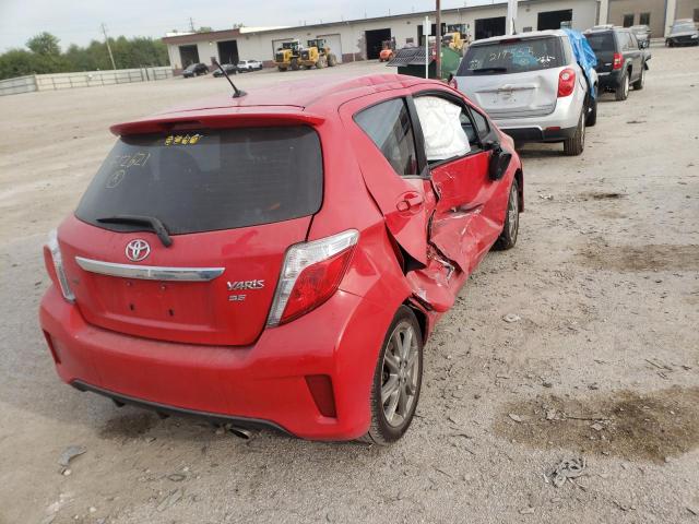 Photo 4 from auction – 2012 TOYOTA YARIS with VIN JTDKTUD33CD512621