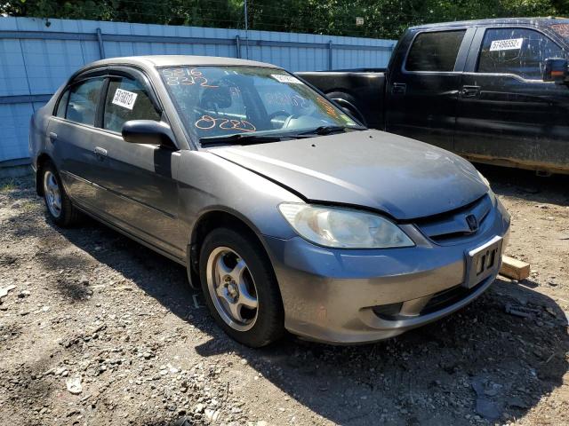 Photo 1 from auction – 2005 HONDA CIVIC LX with VIN 2HGES16555H528484