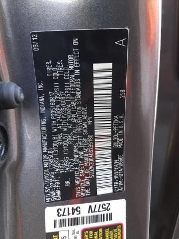 Photo 10 from auction – 2013 TOYOTA SIENNA with VIN 5TDZK3DC4DS299180