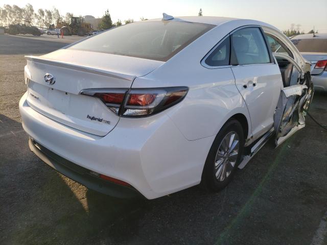 Photo 4 from auction – 2017 HYUNDAI SONATA HYB with VIN KMHE24L16HA045800