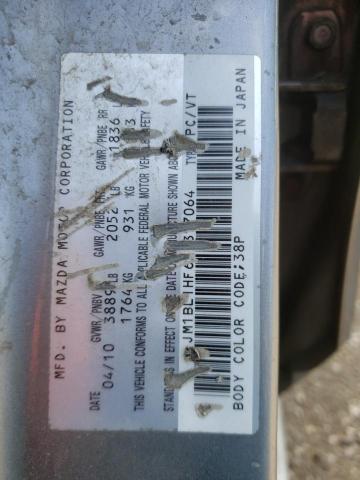 Photo 10 from auction – 2010 MAZDA 3 I with VIN JM1BL1HF6A1317064