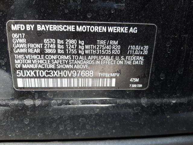 Photo 10 from auction – 2017 BMW X5 XDR40E with VIN 5UXKT0C3XH0V97688