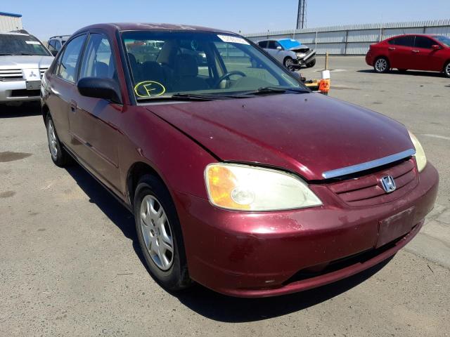Photo 1 from auction – 2002 HONDA CIVIC LX with VIN 2HGES165X2H522384