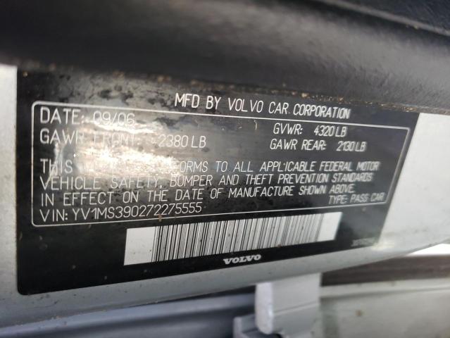 Photo 10 from auction – 2007 VOLVO S40 2.4I with VIN YV1MS390272275555