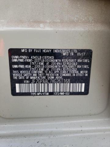 Photo 10 from auction – 2017 SUBARU CROSSTREK with VIN JF2GPAAC7HG261168