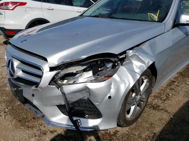 Photo 9 from auction – 2014 MERCEDES-BENZ E 250 BLUE with VIN WDDHF0EB3EA945169