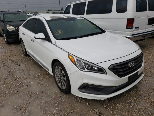 HYUNDAI SONATA SPO 2016 with VIN 5NPE34AF8GH265804 - Photo from auction