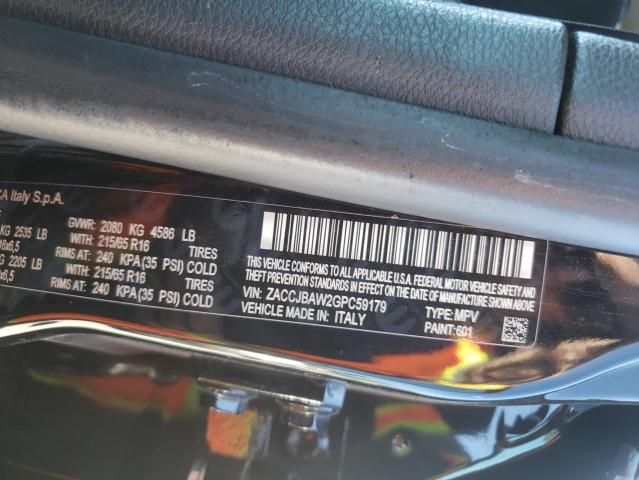 Photo 10 from auction – 2016 JEEP RENEGADE S with VIN ZACCJBAW2GPC59179