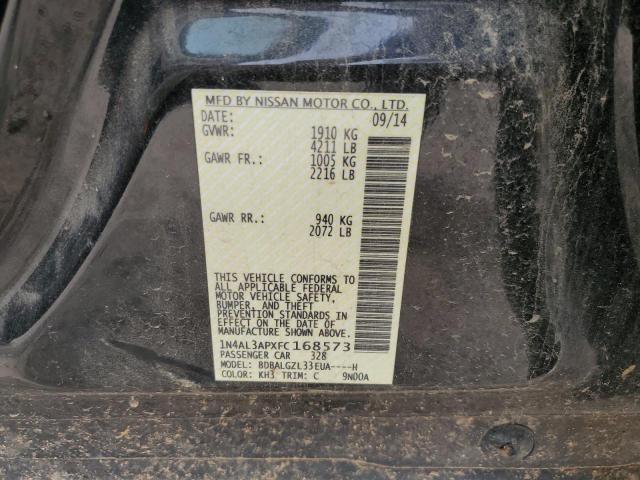 Photo 10 from auction – 2015 NISSAN ALTIMA 2.5 with VIN 1N4AL3APXFC168573
