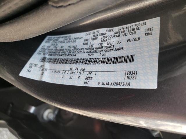 Photo 10 from auction – 2022 FORD F-350 with VIN 1FT8W3BT9NEE40934