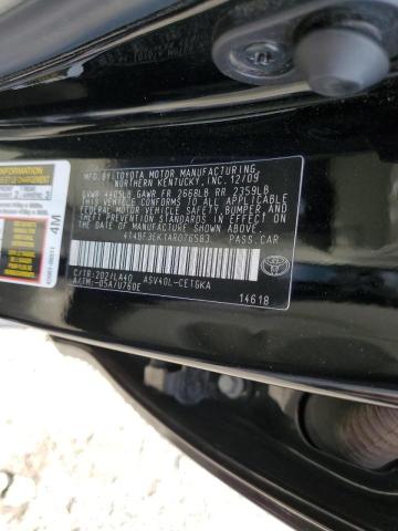 Photo 10 from auction – 2010 TOYOTA CAMRY BASE with VIN 4T4BF3EK1AR076583