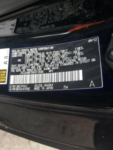 Photo 10 from auction – 2013 TOYOTA FJ CRUISER with VIN JTEZU4BF5DK012848