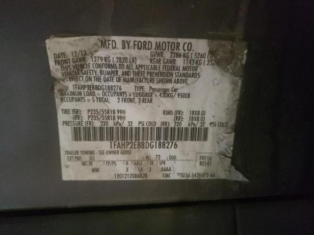 Photo 10 from auction – 2013 FORD TAURUS SEL with VIN 1FAHP2E88DG188276