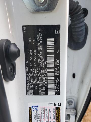 Photo 10 from auction – 2015 LEXUS GX 460 with VIN JTJBM7FX8F5116808