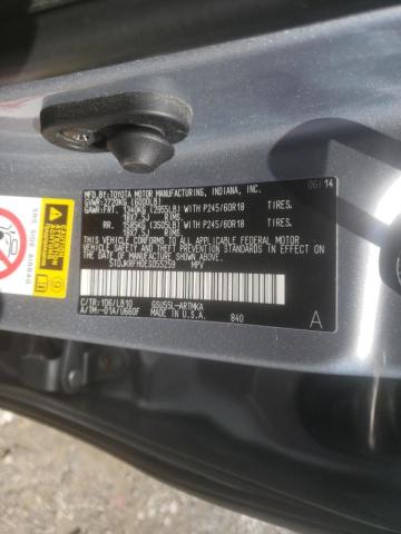 Photo 10 from auction – 2014 TOYOTA HIGHLANDER with VIN 5TDJKRFH0ES055259
