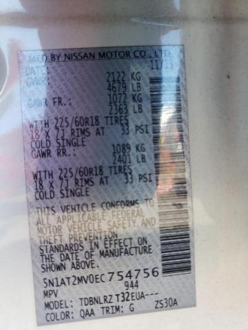 Photo 10 from auction – 2014 NISSAN ROGUE S with VIN 5N1AT2MV0EC754756