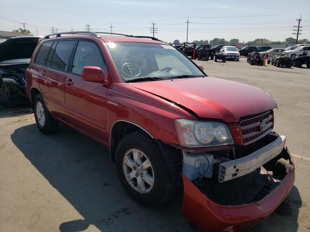 TOYOTA HIGHLANDER 2003 with VIN JTEHF21A930128984 - Photo from auction