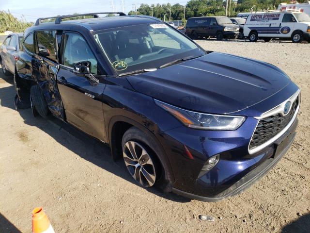 TOYOTA HIGHLANDER 2021 with VIN 5TDHBRCH5MS034294 - Photo from auction
