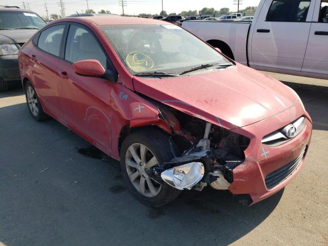 HYUNDAI ACCENT GLS 2012 with VIN KMHCU4AE3CU132665 - Photo from auction