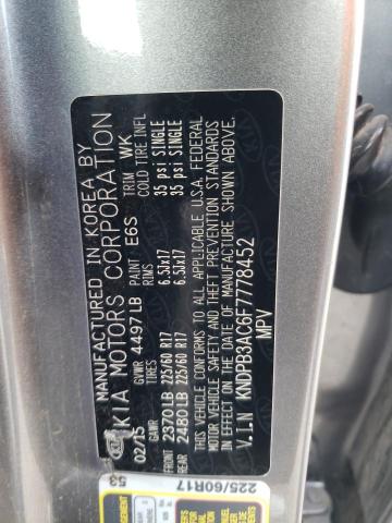 Photo 10 from auction – 2015 KIA SPORTAGE L with VIN KNDPB3AC6F7778452