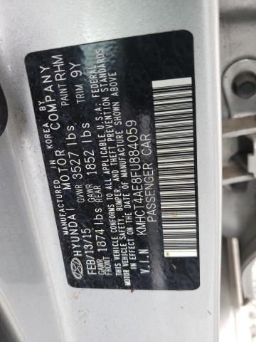 Photo 10 from auction – 2015 HYUNDAI ACCENT GLS with VIN KMHCT4AE8FU884059