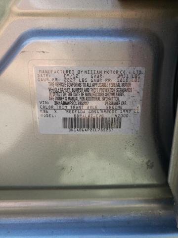 Photo 10 from auction – 2012 NISSAN SENTRA 2.0 with VIN 3N1AB6AP2CL785287