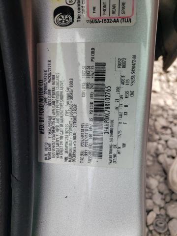 Photo 10 from auction – 2011 FORD FUSION SPO with VIN 3FAHP0KC7BR102765