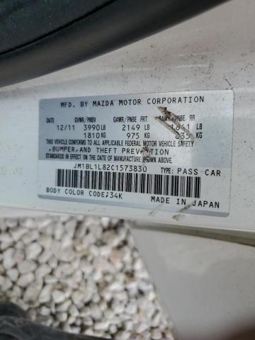 Photo 10 from auction – 2012 MAZDA 3 I with VIN JM1BL1L82C1573830