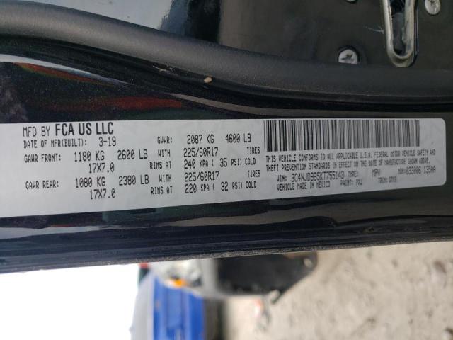 Photo 10 from auction – 2019 JEEP COMPASS LA with VIN 3C4NJDBB5KT755143