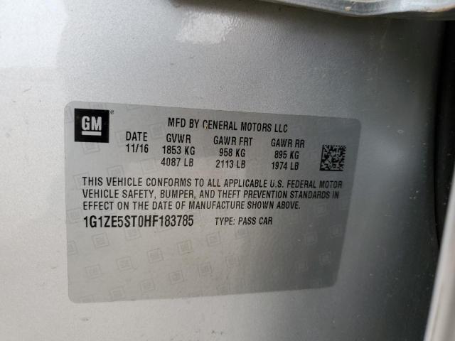 Photo 10 from auction – 2017 CHEVROLET MALIBU LT with VIN 1G1ZE5ST0HF183785