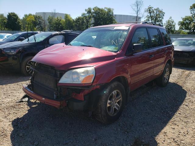 Photo 2 from auction – 2004 HONDA PILOT EXL with VIN 2HKYF18574H516193