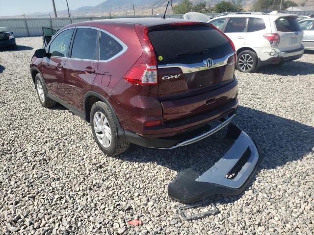Photo 3 from auction – 2016 HONDA CR-V EX with VIN 2HKRM4H5XGH717747