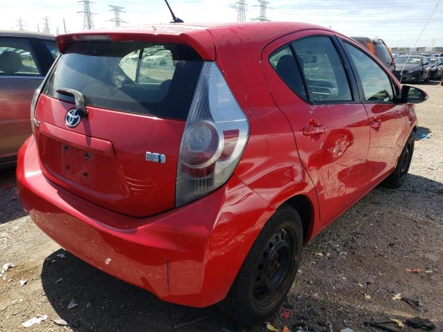 Photo 4 from auction – 2013 TOYOTA PRIUS C with VIN JTDKDTB3XD1554765